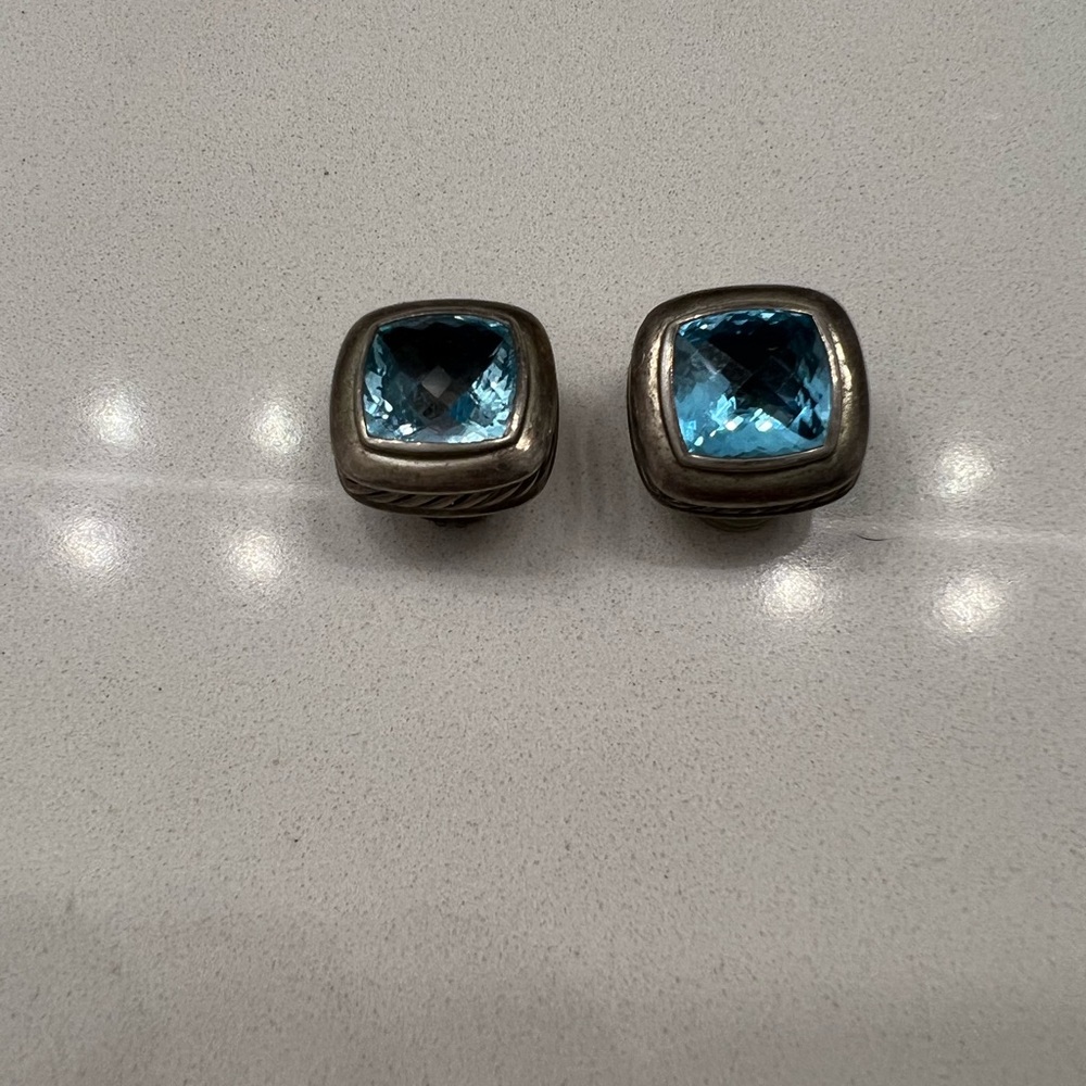Vintage David Yurman earrings- clip
